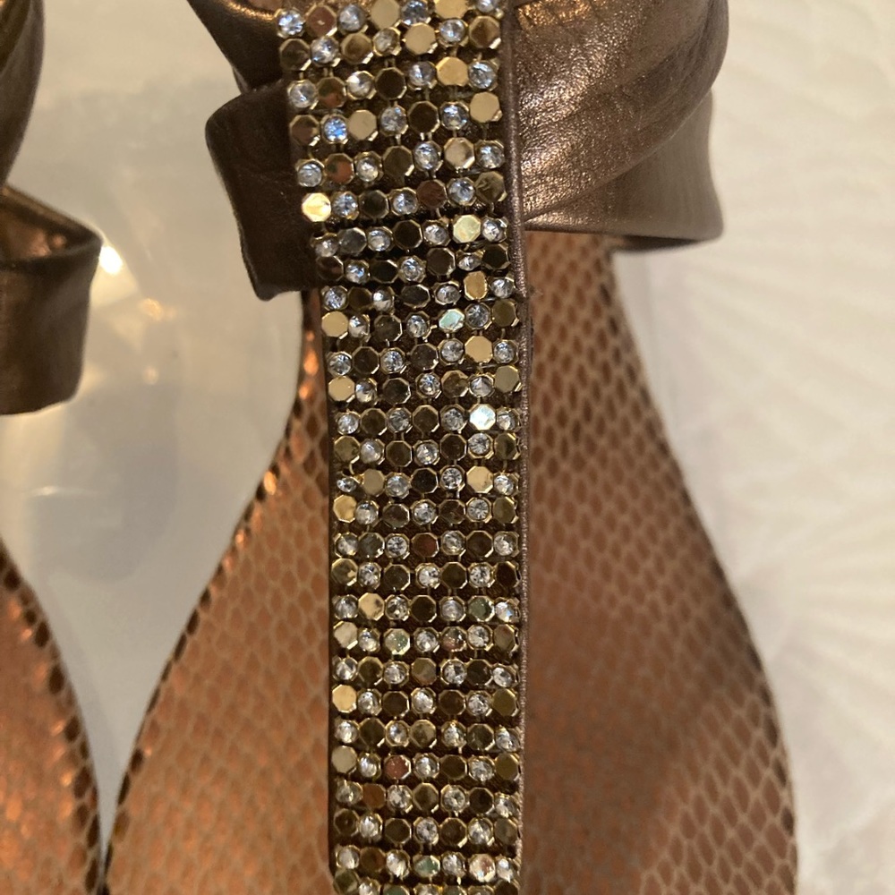 Guess sandals, Bronze 7.5 - Picture 3 of 7